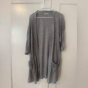 Marine Layer Heathered Gray Knit cardigan
